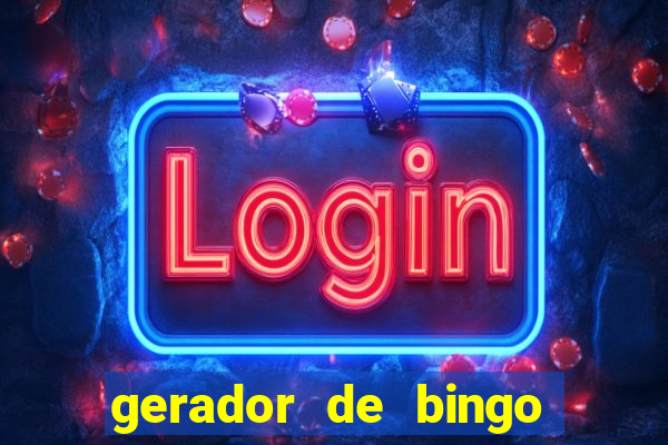 gerador de bingo de palavras